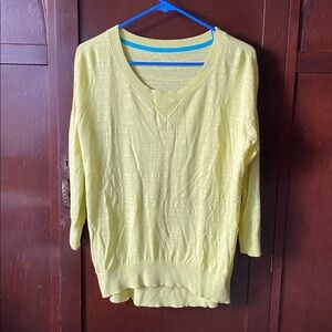 Source Unknown Yellow Sweater Top